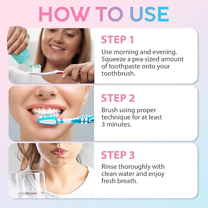 Bright White Whitening Toothpaste – Stain Removal & Fresh Breath