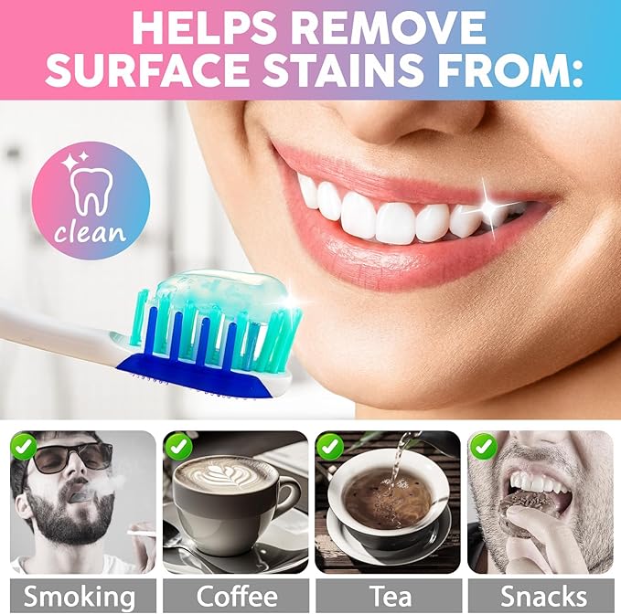 Bright White Whitening Toothpaste – Stain Removal & Fresh Breath