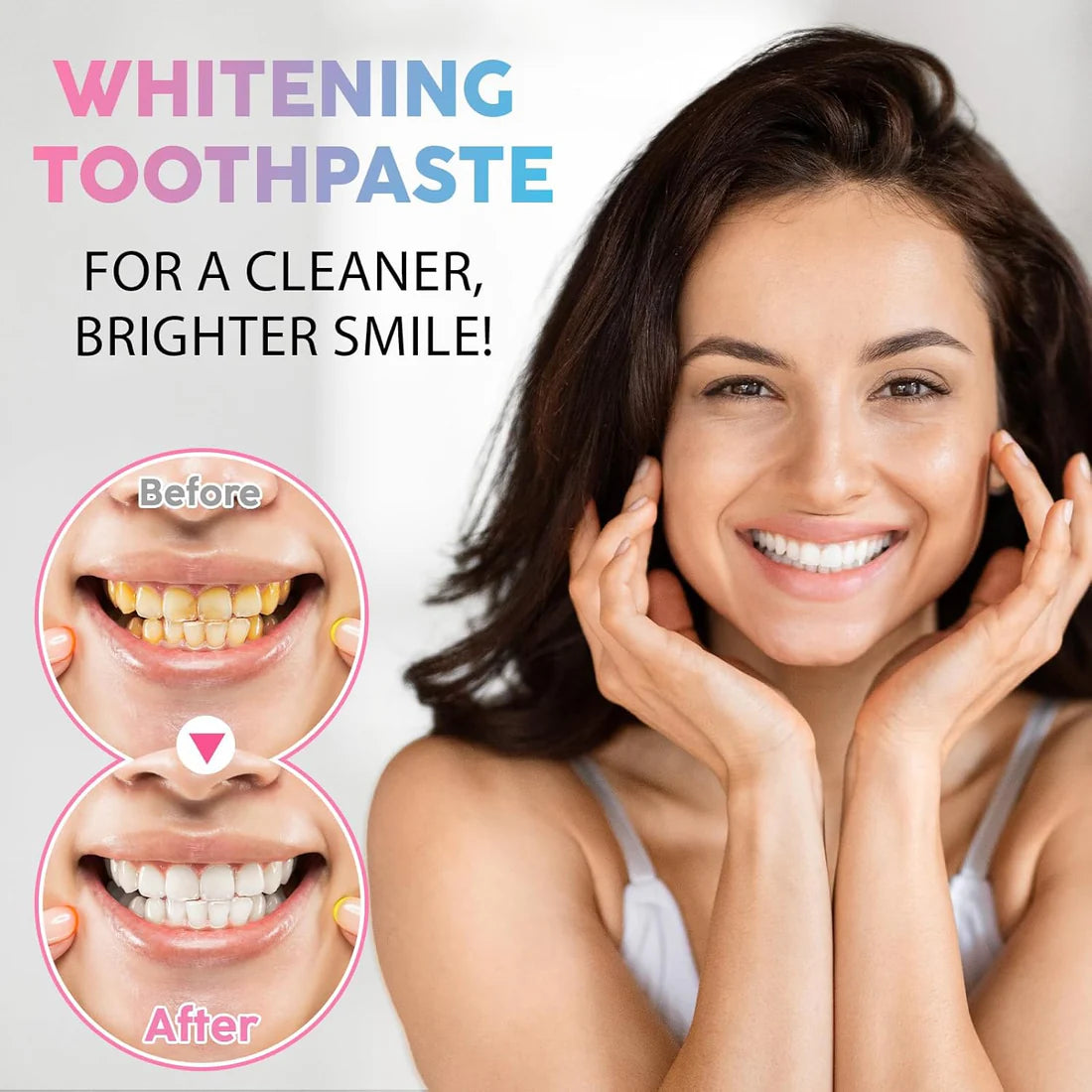Bright White Whitening Toothpaste – Stain Removal & Fresh Breath